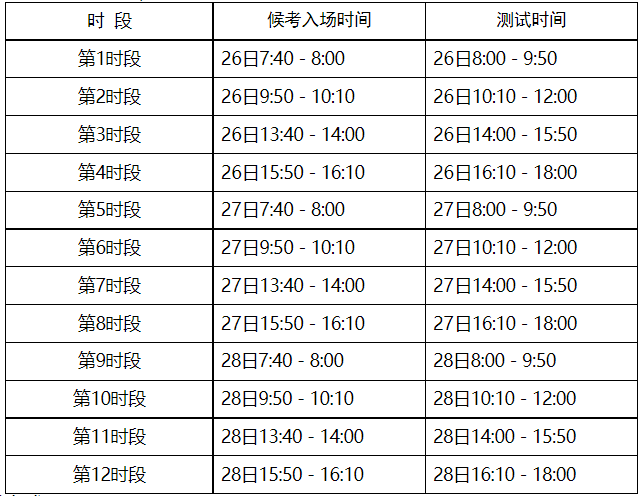 宁夏高校招生英语口试什么时候开始