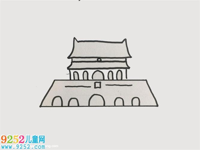 北京天安怎么画漂亮天安门简笔画北京天安简笔画教程