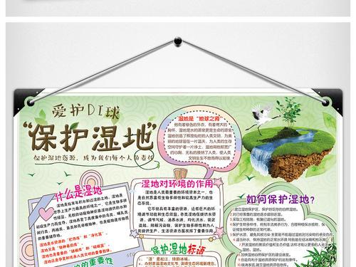 保护湿地和水资源手抄报 保护环境手抄报-蒲城教育文学网