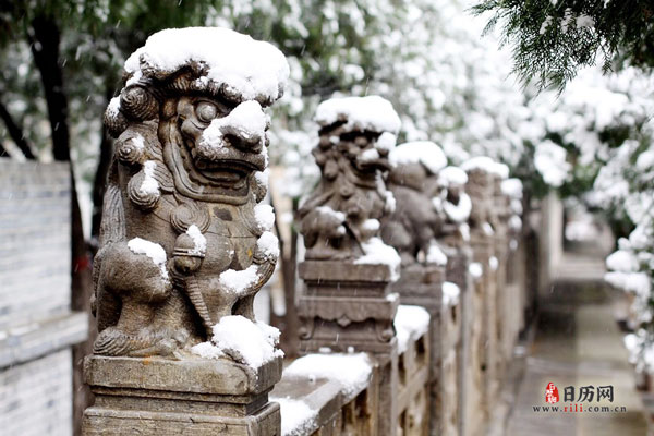 冬天的雪景