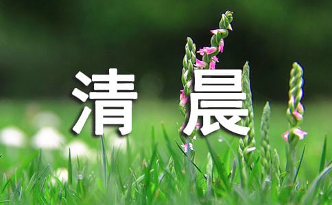 清晨漫谈高一作文900字